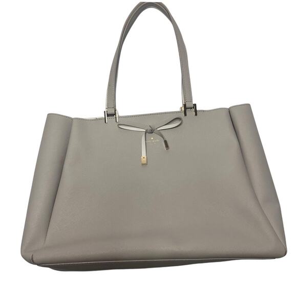 Kate Spade New York Handbags - Kate Spade Cherrywood Street Nell Stone Ice Grey Tote Bag